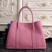 High Quality Wholesale Hermes Medium Garden Party 36cm Tote In Pink Leather HJ00151