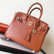 Replica Hermes Gold Swift Birkin 30cm Handmade Bag HJ01074
