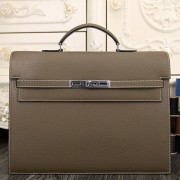 Replica Imitation Hermes Grey Kelly Depeche 38cm Briefcase Bag HJ00090