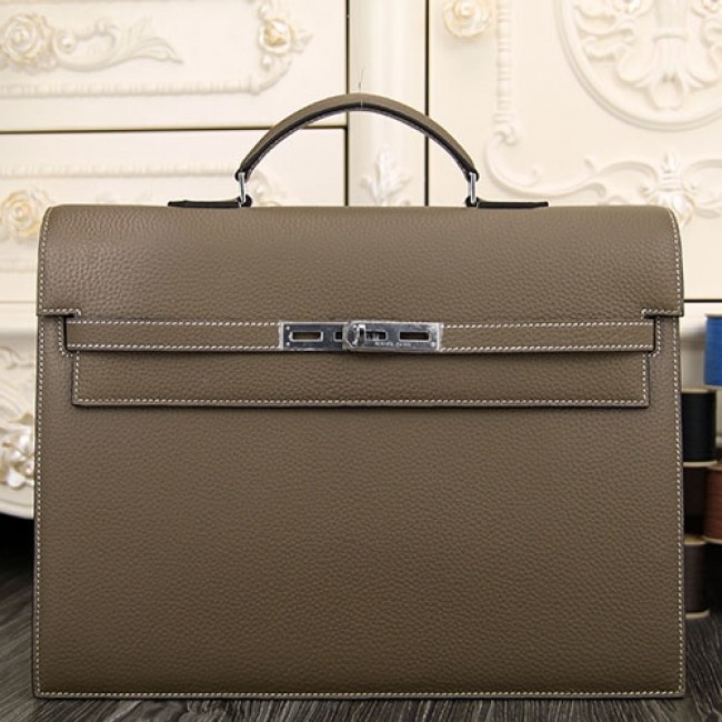 Hermes, stainless steel, Kelly, Depeches, briefcase, DP38