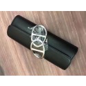 Best Cheap Hermes Handmade Egee Clutch In Black Swift Leather HJ00881