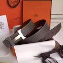 Cheap Hermes Grey Epsom Kits Belt Constance Buckle HJ01285