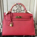 Fake Hermes Red Epsom Kelly 32cm Sellier Bag HJ01182