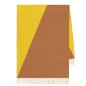 Hermes Casaque Stole In Yellow And Camarel Cashmere Replica HJ00877