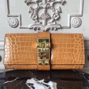 Hermes Medor Clutch Bag In Camarel Crocodile Leather Replica HJ00087