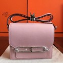 Hermes Mini Sac Roulis Bag In Rose Dragee Swift Leather Replica HJ01003
