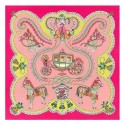 High Quality Imitation Hermes Vieux Rose Paperoles Silk Twill Scarf Replica HJ00205