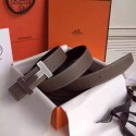 Knockoff Replica Hermes Grey Clemence Kits Belt 32mm Quizz H Buckle HJ00993