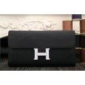 Replica Perfect Hermes Constance Wallet In Black Epsom Leather HJ00098