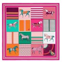 Top Replica Hermes Rose Red Couvertures Nouvelles 140 Cm Scarf HJ01170