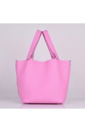 AAA 1:1 Hermes Picotin Lock Bag In Pink Leather HJ00020