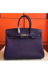 Best Cheap Hermes Iris Clemence Birkin 35cm Handmade Bag HJ00376