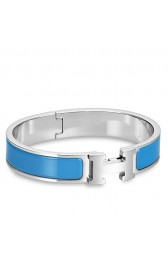 Best Replica Hermes Blue Enamel Clic H PM Bracelet HJ00940