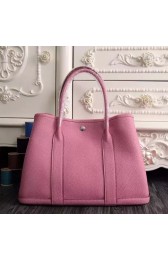 Fake Hermes Small Garden Party 30cm Tote In Pink Leather HJ00830