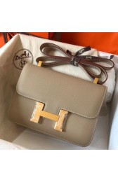 Hermes Epsom Constance 24cm Tourterelle Handmade Bag Replica HJ00303