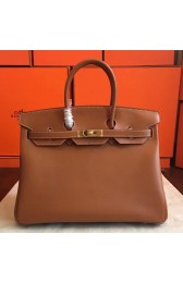 Hermes Gold Swift Birkin 35cm Handmade Bag HJ01178
