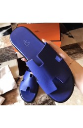 Hermes Izmir Sandals In Electric Blue Epsom Leather Replica HJ00972