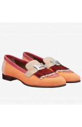 Hermes Royal Loafers In Multicolour Suede Replica HJ00004