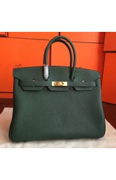 Hermes Vert Clemence Birkin 35cm Handmade Bag HJ01313