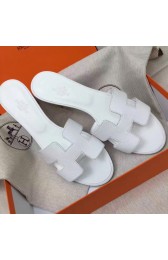 High Imitation Hermes White Epsom Oasis Sandals HJ01255