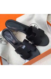 High Quality Replica High Quality Hermes Black Epsom Oasis Sandals HJ01001