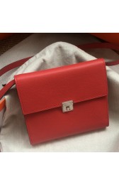Imitation Fake Hermes Red Clic 16 Wallet With Strap HJ00802