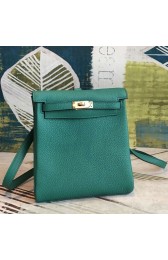 Knockoff Hermes Malachite Clemence Kelly Ado PM Backpack Replica HJ00492