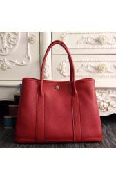 Replica 1:1 Hermes Medium Garden Party 36cm Tote In Red Leather HJ00999