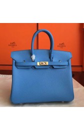 Replica Discount Hermes Blue Paradiso Epsom Birkin 25cm Handmade Bag HJ00435