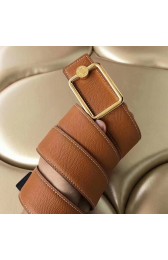 Replica Hermes Oscar Buckle 40 MM Belt Brown Reversible Leather HJ00855