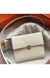 Replica Top Quality Hermes White Clic 16 Wallet With Strap HJ01217