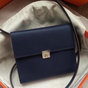 Top Hermes Sapphire Clic 16 Wallet With Strap HJ01230