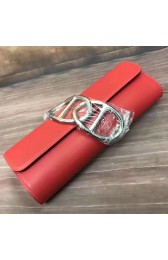 Best Hermes Handmade Egee Clutch In Red Swift Leather HJ00104