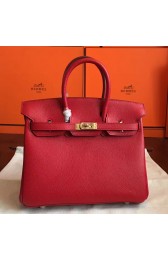 Cheap Knockoff Hermes Red Epsom Birkin 25cm Handmade Bag HJ00247