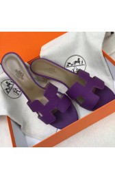 Copy Designer Hermes Purple Epsom Oasis Sandals HJ00807