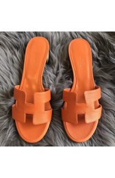 Hermes Orange Epsom Oasis Sandals Replica HJ00967