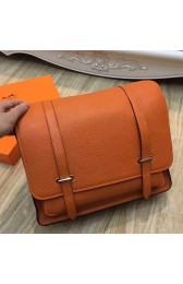 Hermes Orange Steve 35 Messenger Bag HJ00176