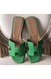High End Replica Hermes Oran Sandals In Bamboo Epsom Leather HJ00012
