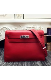 Replica High Quality AAA Imitation Hermes Kelly Danse Bag In Red Swift Leather HJ00136