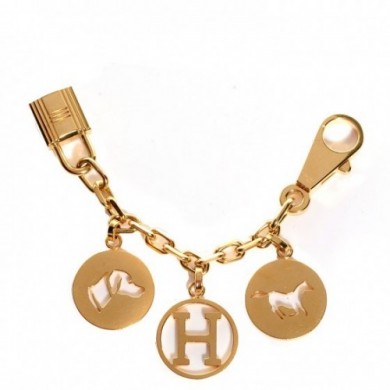 Replica Hermes Gold Breloque Bag Charm RS109210